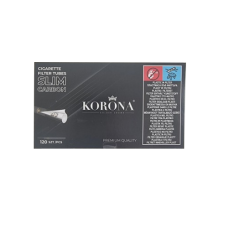 Цигаркові гільз KORONA CARBON слім чорні