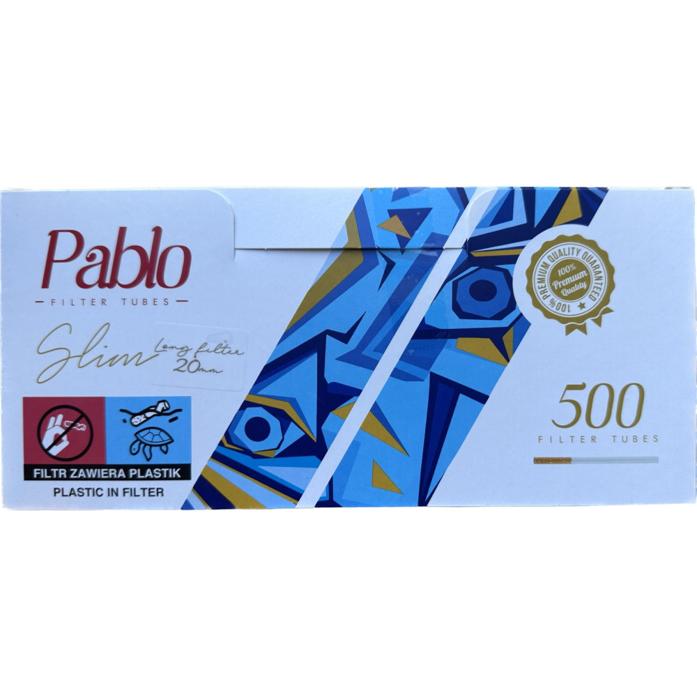 Гільзи PABLO Slim з повним фільтром 20мм